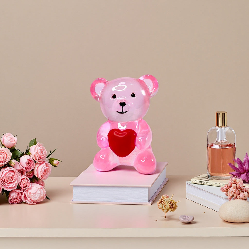 Romantic Bear Decor With Heart