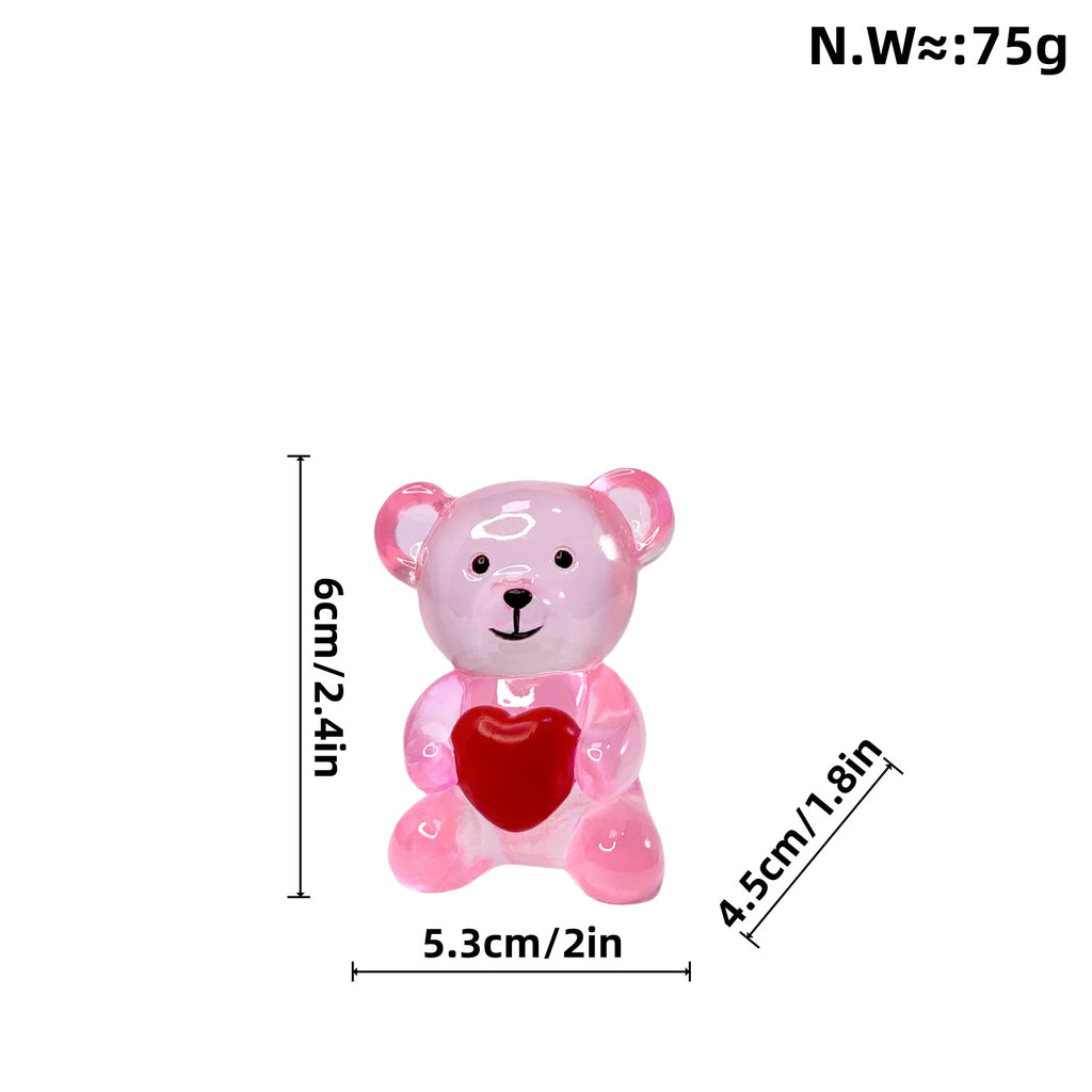 Romantic Bear Decor With Heart
