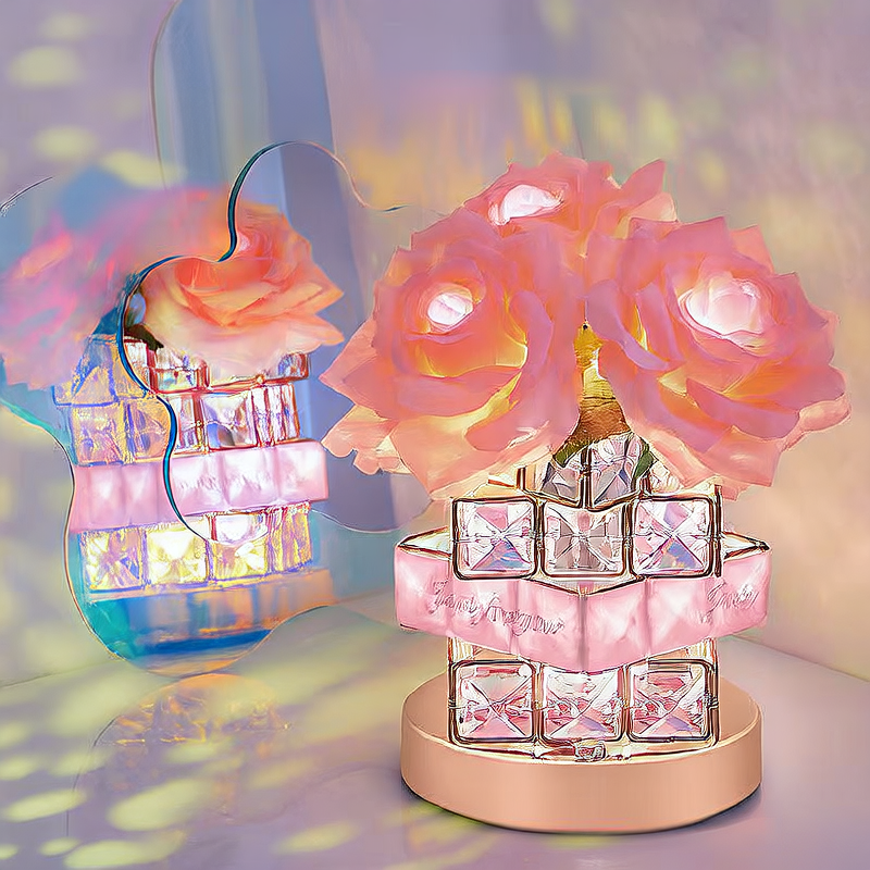 Warm Crystal Night Lamp