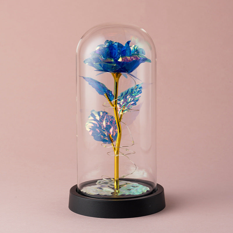 Decorative Foil Rose Lamp